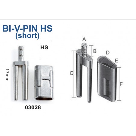 BI PIN HS TYPE 13MM